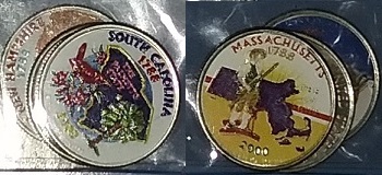 painted coins