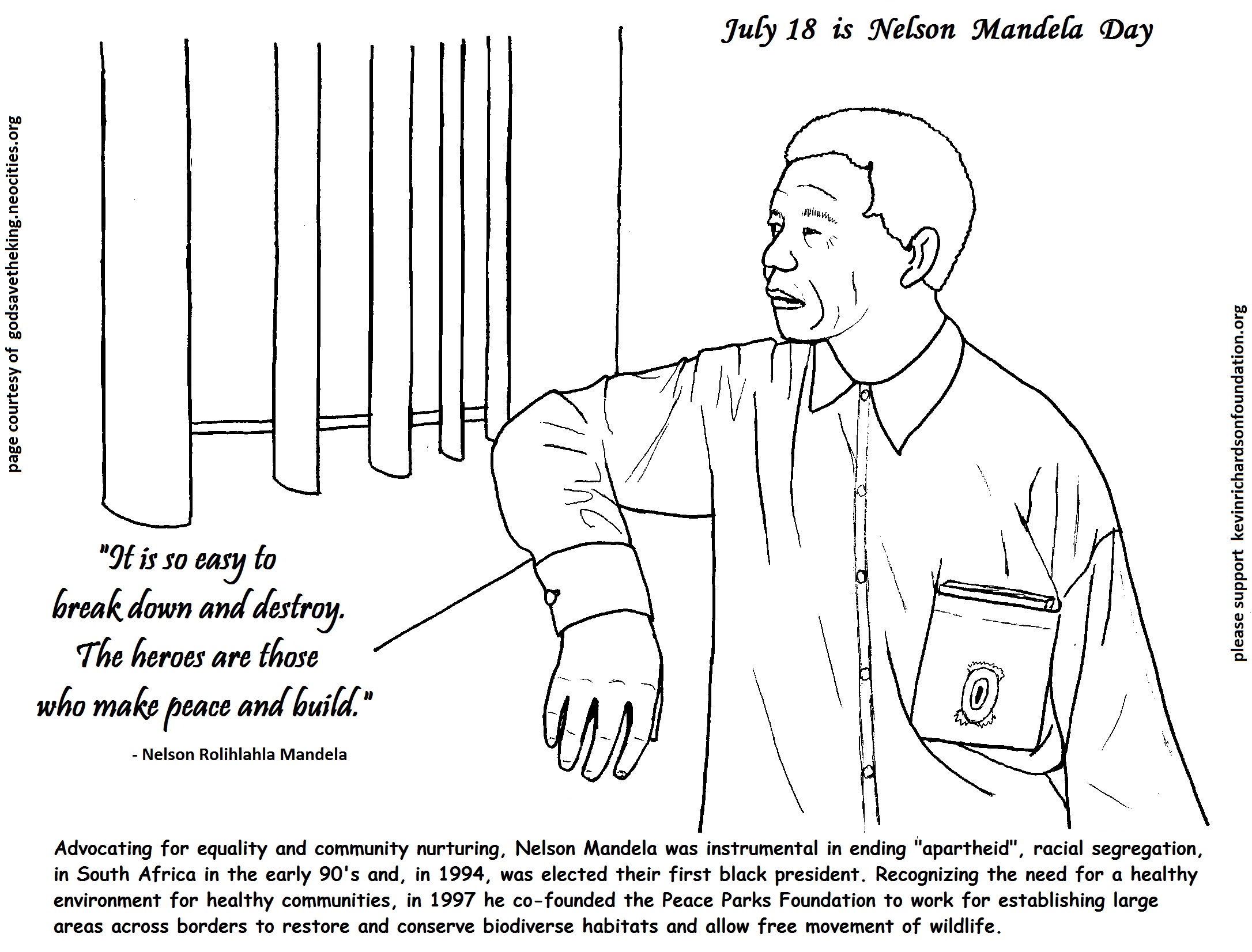 Nelson-Mandela.gif (554×565) | Mandela drawing, Nelson mandela art, Nelson  mandela for kids